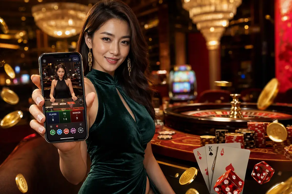 wega888 casino croupier profesional live studio